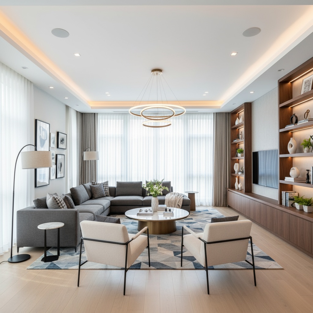 Гостиная после ремонта